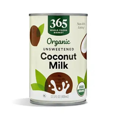 365 By Whole Foods Market, Coconut Milk Unsweetened Organic, 13.5 Ounce