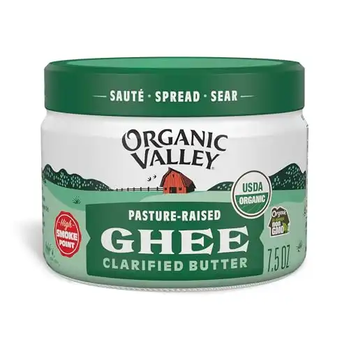 Organic Valley, Ghee Butter Clarified Organic, 7.5 Ounce