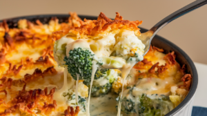 this cheesy broccoli and cauliflower casserole , a creamy and flavorful dish perfect for vegetarians or anyone looking to enjoy more veggies. Featuring roasted broccoli and cauliflower florets smothered in a rich Italian cheese sauce, this recipe is simple yet satisfying. Whether you're cooking for family dinners or meal prepping, this veggie-packed casserole will become a staple!