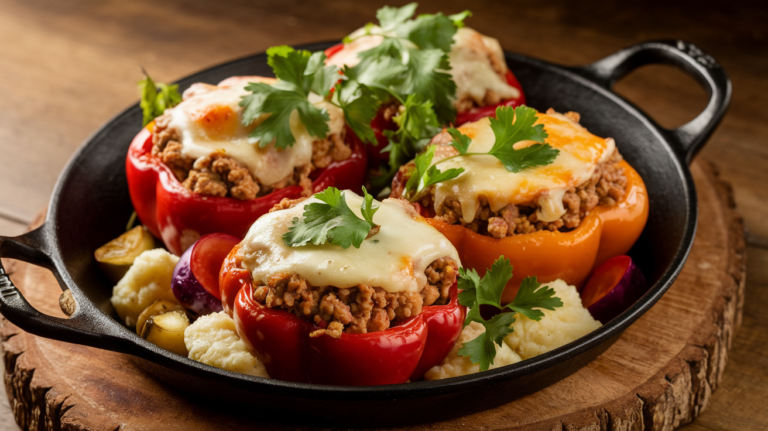 These stuffed bell peppers with turkey are a must-try! Whether you're following a clean eating plan or need low carb tacos inspiration, this recipe delivers. From ground turkey bell peppers to Mexican stuffed peppers , there’s something for everyone. Perfect for Whole30 meals or simply adding variety to your weeknight dinners. Click through for the full healthy dinner recipe !